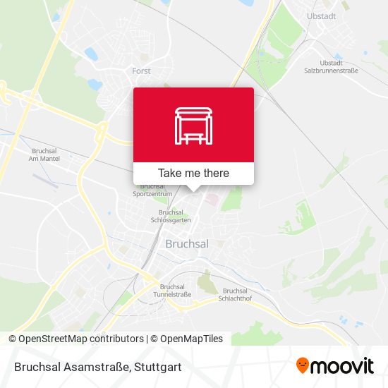 Bruchsal Asamstraße map