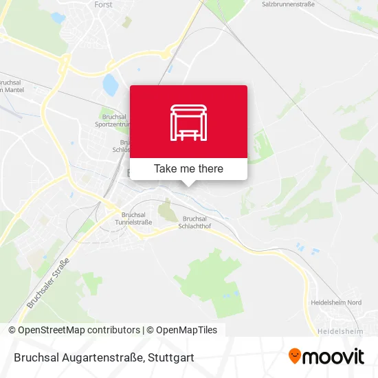 Карта Bruchsal Augartenstraße