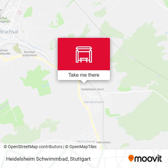 Heidelsheim Schwimmbad map