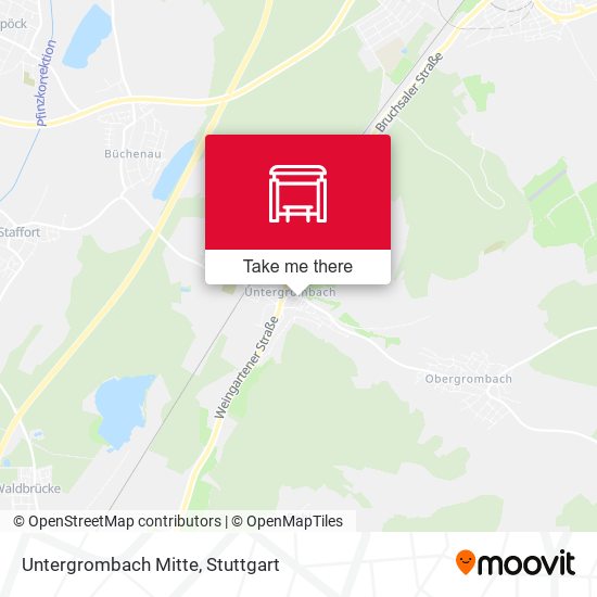 Карта Untergrombach Mitte