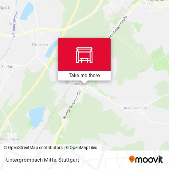 Карта Untergrombach Mitte