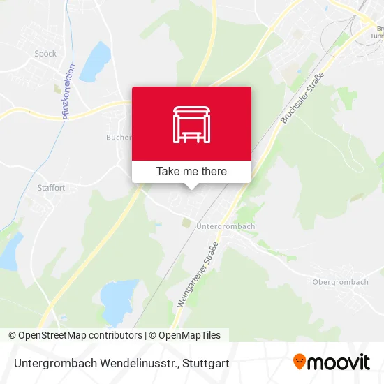 Карта Untergrombach Wendelinusstr.