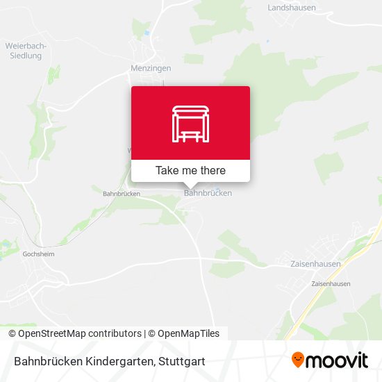 Bahnbrücken Kindergarten map