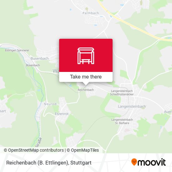 Карта Reichenbach (B. Ettlingen)