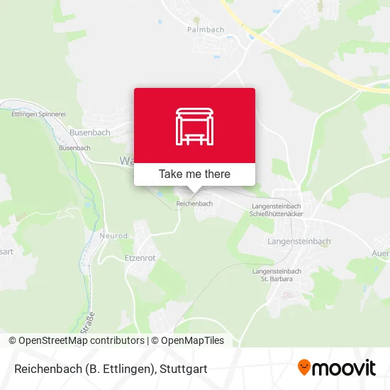 Карта Reichenbach (B. Ettlingen)
