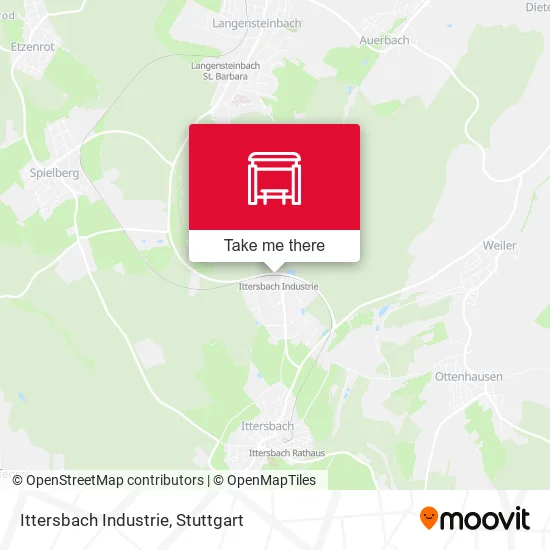 Карта Ittersbach Industrie