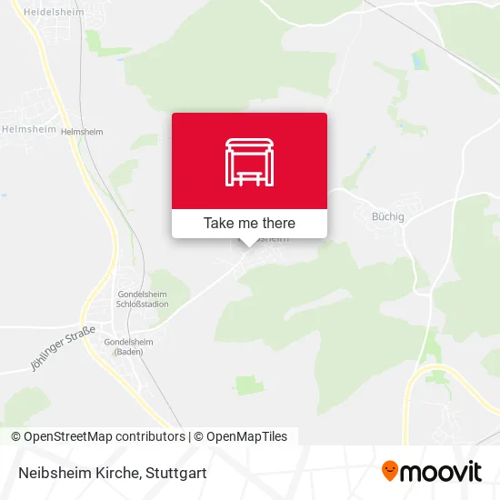 Neibsheim Kirche map