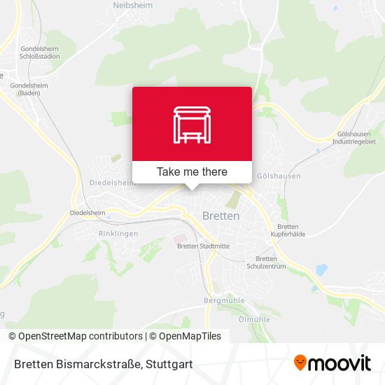 Bretten Bismarckstraße map