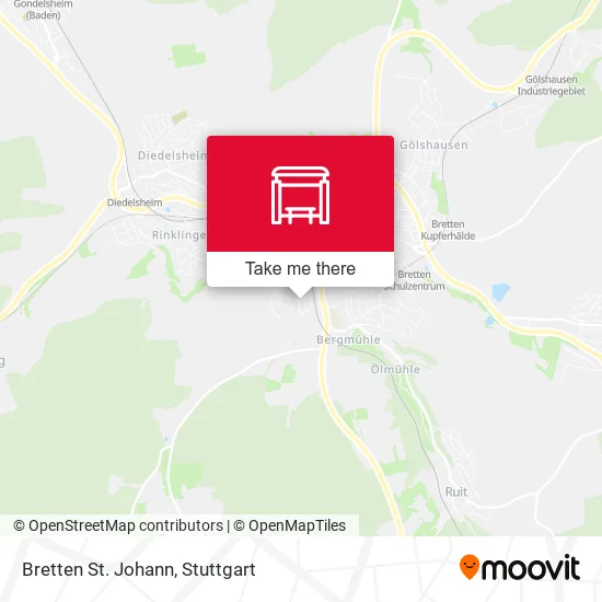 Карта Bretten St. Johann