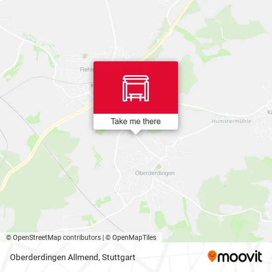 Карта Oberderdingen Allmend