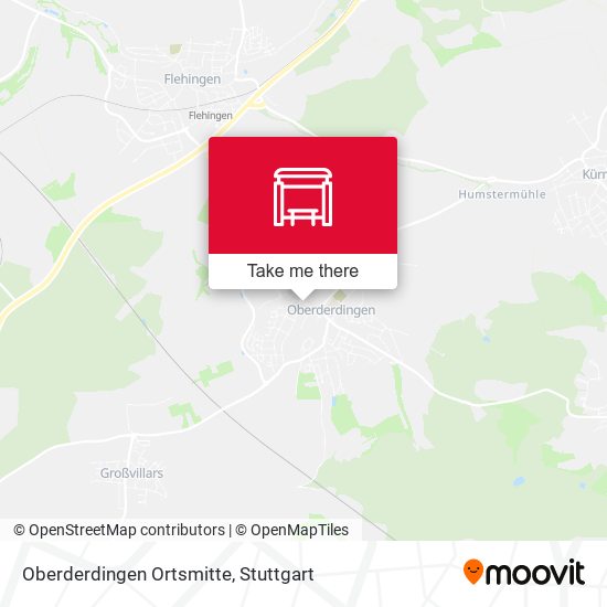 Карта Oberderdingen Ortsmitte
