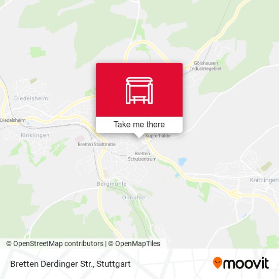 Bretten Derdinger Str. map