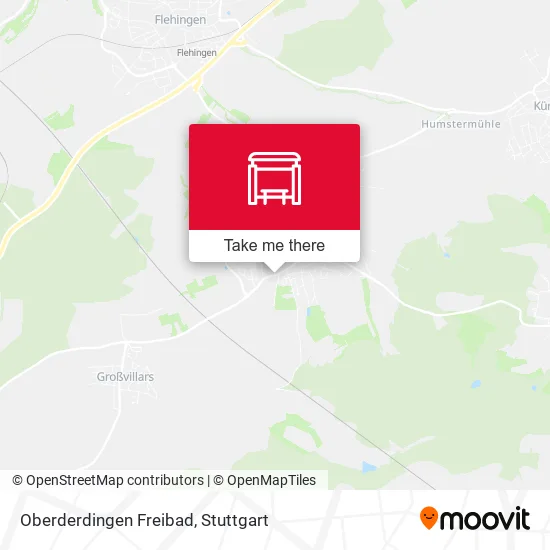 Карта Oberderdingen Freibad