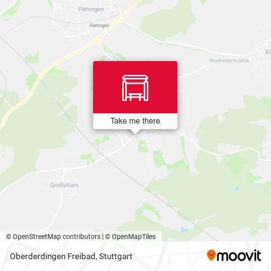 Oberderdingen Freibad map