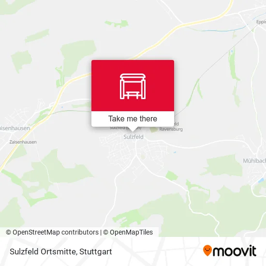 Карта Sulzfeld Ortsmitte
