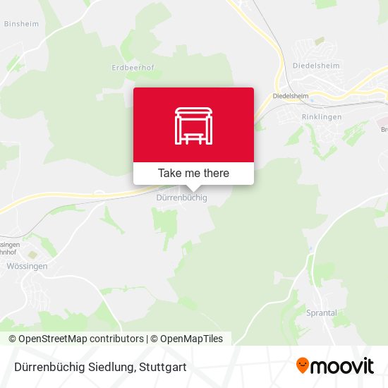 Dürrenbüchig Siedlung map