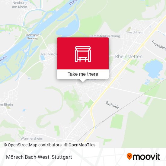 Карта Mörsch Bach-West