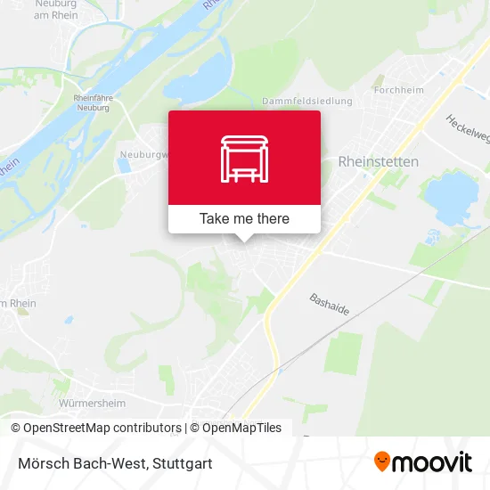 Карта Mörsch Bach-West
