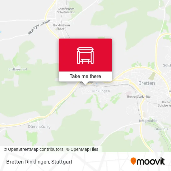 Карта Bretten-Rinklingen
