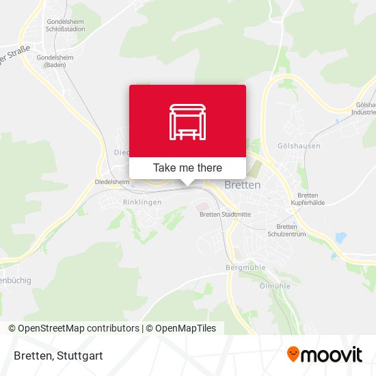 Карта Bretten