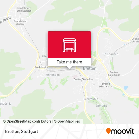 Карта Bretten