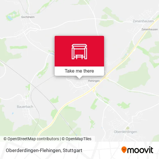 Карта Oberderdingen-Flehingen