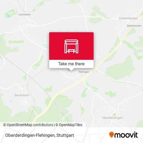 Карта Oberderdingen-Flehingen