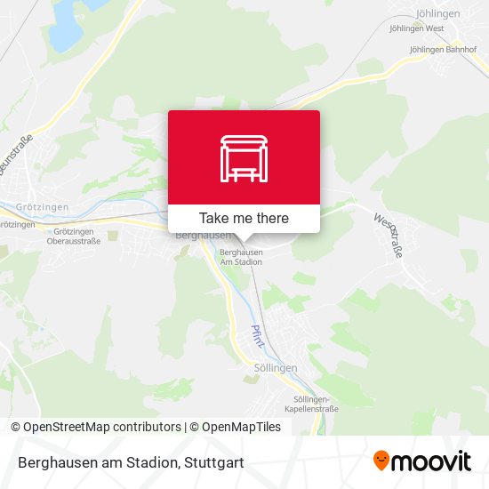 Berghausen am Stadion map