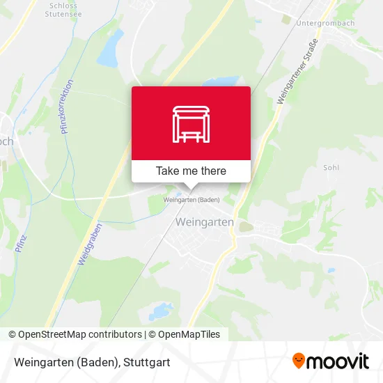 Карта Weingarten (Baden)
