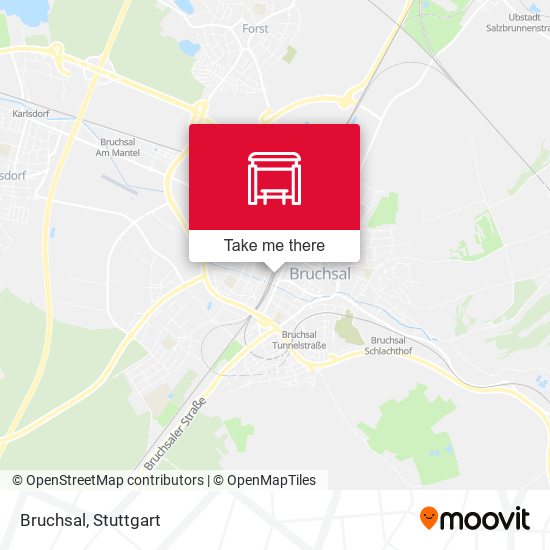 Карта Bruchsal