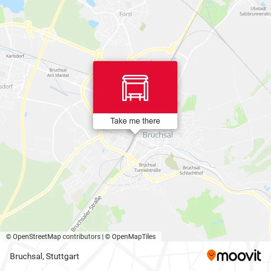 Карта Bruchsal