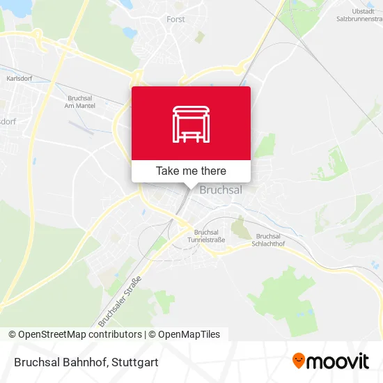 Карта Bruchsal Bahnhof