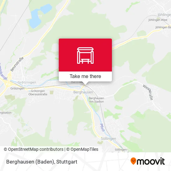 Карта Berghausen (Baden)