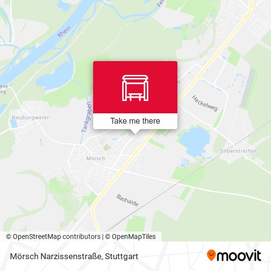 Карта Mörsch Narzissenstraße