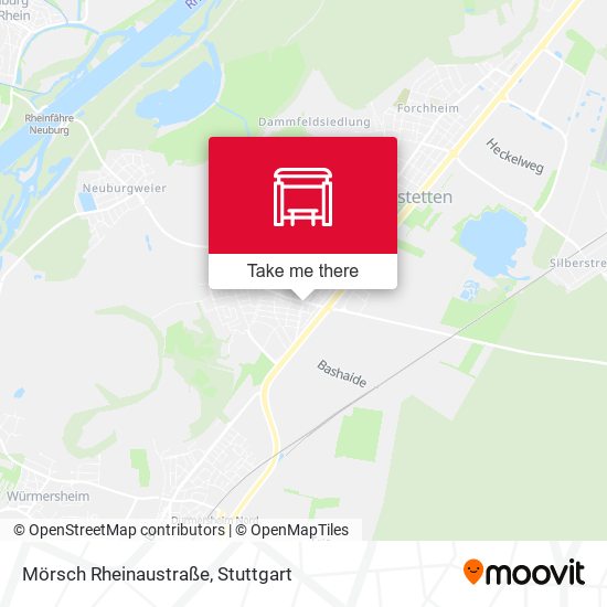 Карта Mörsch Rheinaustraße