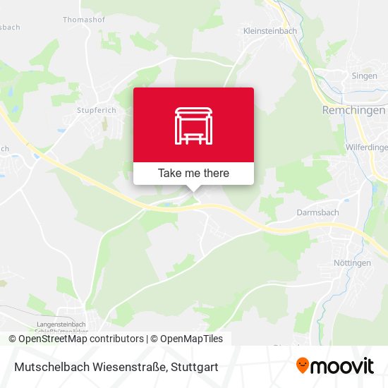 Mutschelbach Wiesenstraße map
