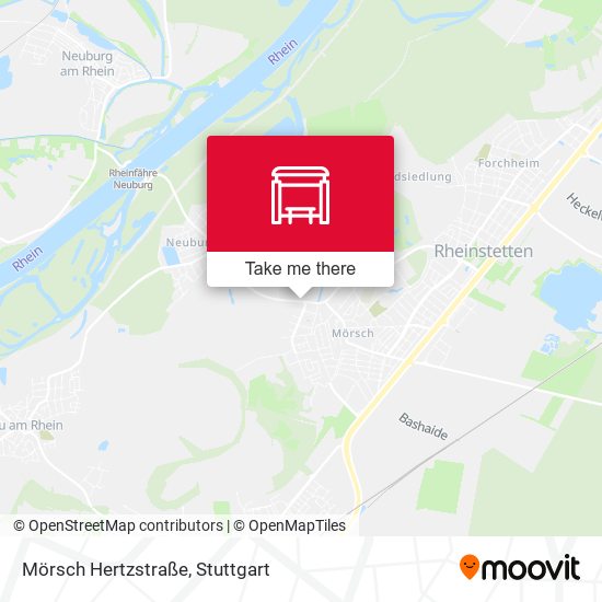 Mörsch Hertzstraße map