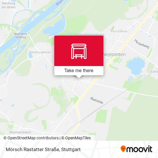 Карта Mörsch Rastatter Straße