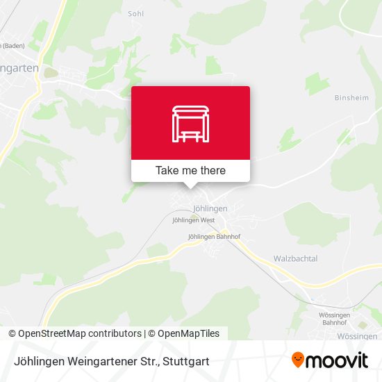 Карта Jöhlingen Weingartener Str.