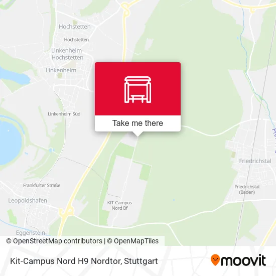 Карта Kit-Campus Nord H9 Nordtor