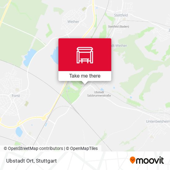 Карта Ubstadt Ort