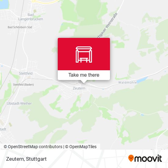Карта Zeutern