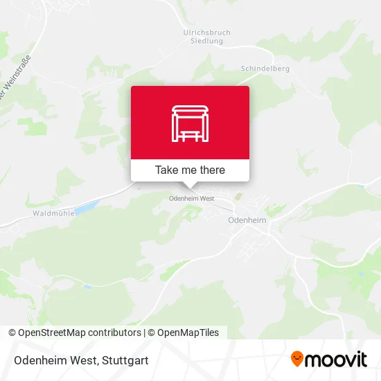 Карта Odenheim West