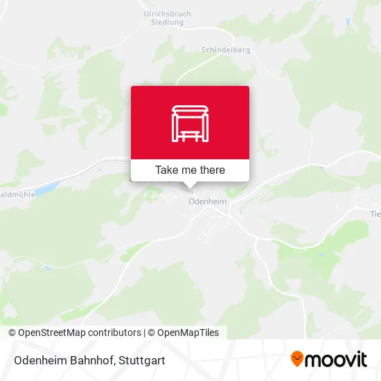 Карта Odenheim Bahnhof