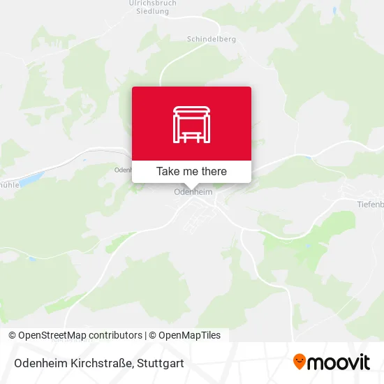 Карта Odenheim Kirchstraße