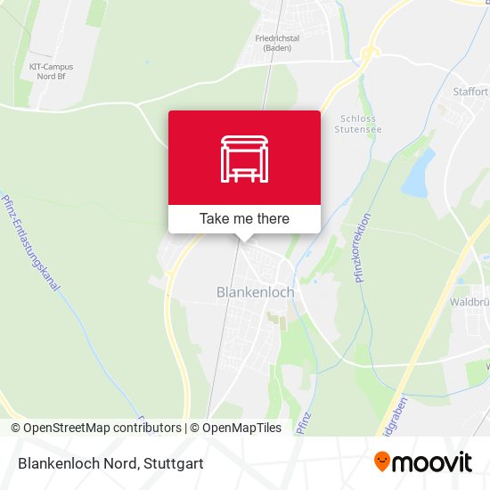 Карта Blankenloch Nord