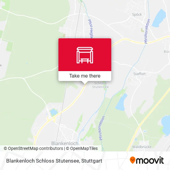 Карта Blankenloch Schloss Stutensee