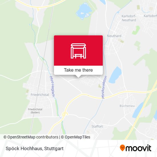 Spöck Hochhaus map