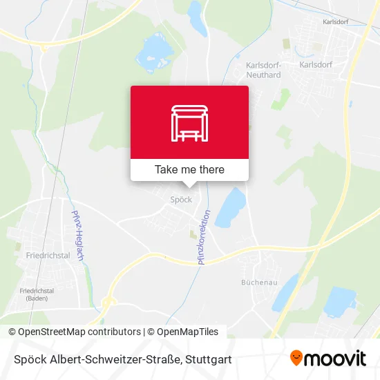 Карта Spöck Albert-Schweitzer-Straße