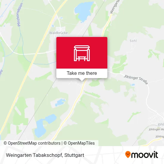 Weingarten Tabakschopf map